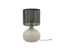 Tafellamp 1L rechte kap natural - Natural grey