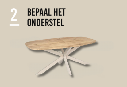 Tafels die jij zelf samenstelt