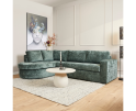 MySofa Alma | Divan Links + 2,5 zits | Green