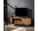 TV-meubel wave 135 cm mangohout - zandkleur | Meubelplaats