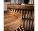 Salontafel Tweak curve set van 2 - mangohout