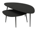Salontafel set Flare - Zwart | Mangohout