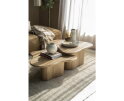 Salontafel Fall organisch set van 2 mangohout - Natuurlijk | BY-BOO