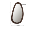 Spiegel Lou | 70 cm | Walnut