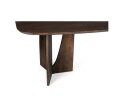Eettafel Nina Deens ovaal mangohout 220x110 cm - walnoot - Japandi stijl