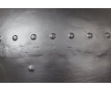 Tafellamp met nagels - 36x36x50 - Zwart - Metaal