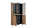 Vitrinekast RichWood | 100 cm