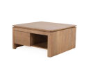 Vierkante Salontafel Dallas Naturel Mangohout 80 cm