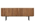 TV stand Lagoon small, 3 doors,55x140x35 cm, teakwood + mortex