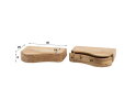 Nachtkastje organic set/2 - Massief acacia naturel
