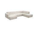 MySofa Ruby U-bank Beige Lounge L + 2,5 + Ottomane R