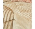 MySofa Teddy U-bank Ribstof - Beige