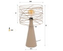 Tafellamp Curl 1L - Beige