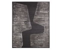 Wall panel Opposites attract large,127x101x4 cm, banana bark