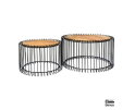 Round Coffee Table (Set of 2)