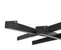 Tafelpoten - X-model - 80x10x72 - Zwart - Metaal - Set van 2