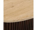 Salontafel Memphis 90 cm organisch Travertin - Bruin | Mysons