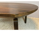 Eettafel Clément Deens Ovaal mangohout 220x110 cm - Bruin