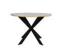 Eiken eettafel Ferris | Rond 110 cm | Naturel