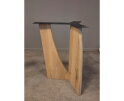 Onderstel Nina eikenhout organisch - set van 2 - 47x50x72 cm