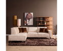 MySofa Floris Hoekbank Velvet Beige Divan Links+2,5 zits