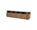 TV meubel Oslo 230x42cm - bruin | Eleonora