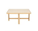 Salontafel Vidar 80x80cm - naturel | Eleonora