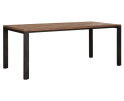 Dining table Tracks,78x200x90 cm, 3 cm recycled teakwood top