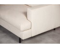 Hoekbank Caspian Links By-Olaf – Stof Fjord Beige ribstof – Metalen Poten – 3-zits Hoekbank - 264x186 cm
