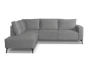 Hoekbank Valenzo Grijs - Memphis 6 &ndash; Ottomane links &ndash; 265x210 cm