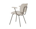Stoel Tibbe met arml - taupe | Eleonora