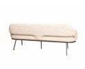 Eetkamerbank Firenze - Mosaic beige 05 - anodic bruin - 180 cm