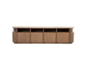 TV meubel Oslo 230x42cm - bruin | Eleonora