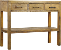 Sidetable Brent gerecycled hout naturel - 110 x 40 x 85 cm