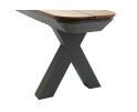 Bradford HPL bench, woodcolor