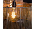 Hanglamp Stringshade 2 lampen - Zwart nikkel