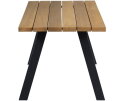 Tablo Outdoor Eettafel Ayous Naturel Met A-poot Metaal [fsc] - WOOOD Exclusive