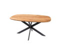 Eettafel Kopenhagen Deens ovaal Acacia 150x90 cm - Naturel