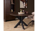 Eettafel Madison Brown | 110 cm | Poot Black