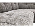 Hoekbank Viano rechts stof Bella 15 Donkergrijs gem&ecirc;leerd - 255x200x84 cm - modern