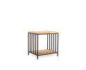 Wooden Iron Sidetable 45