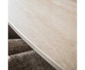 Eettafel Romano Deens ovaal travertin keramiek 215 cm - Beige