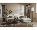 Brighton 3-AL + Chaise R - fabric XS85 15 Ivory