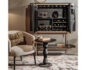 Bijzettafel Brunello GeoPillar rond 50cm - zwart | Tower living