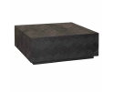 Salontafel Ziano Visgraat 100x100 cm - zwart | Tower living