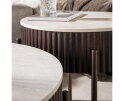 Salontafel Ceramo rond set/2 - 3D keramiek Taj Mahal
