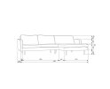 Rodeo Chaise Longue Rechts Velvet Taupe - BePureHome