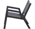 Pem Fauteuil Met Armleuning Aluminium Zwart - WOOOD