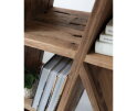 MUST Living Zorro boekenrek teakhout - 200x100x30 cm