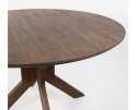 Eettafel Gemini rond Acacia 130 cm - Marron Brown